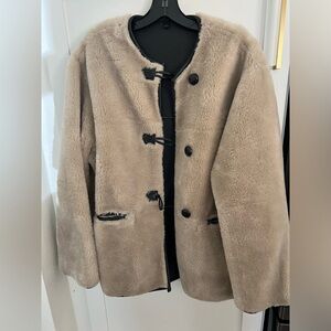 MANGO Shearling Jacket